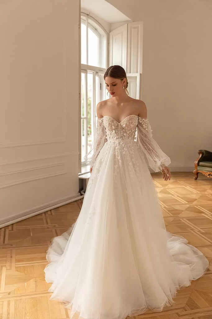 Eva Lendel - Minelli - Fit & Flare Dress - Wedding dress boutique