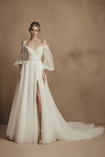 wona concept millie ivory wedding dress front sold by le reve boutique